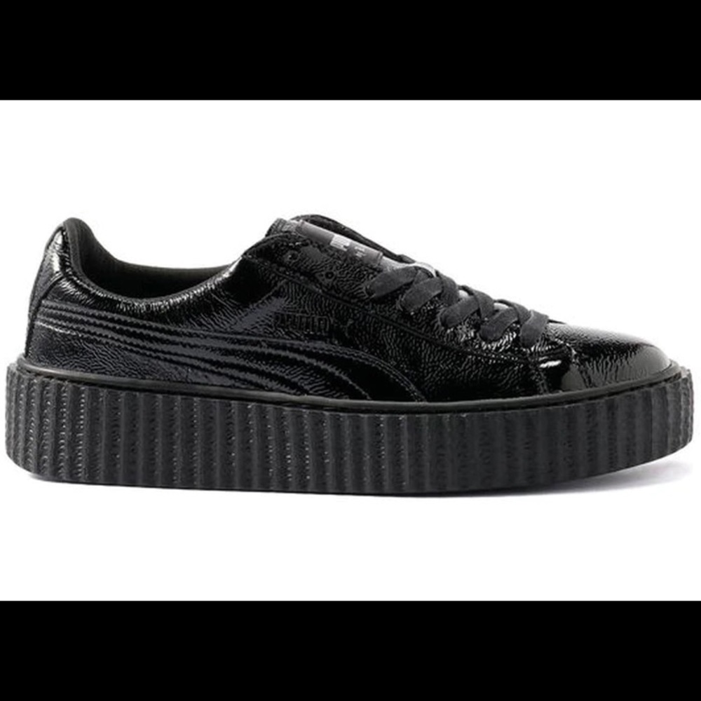 Puma Creeper Rihanna Fenty Cracked Leather Black